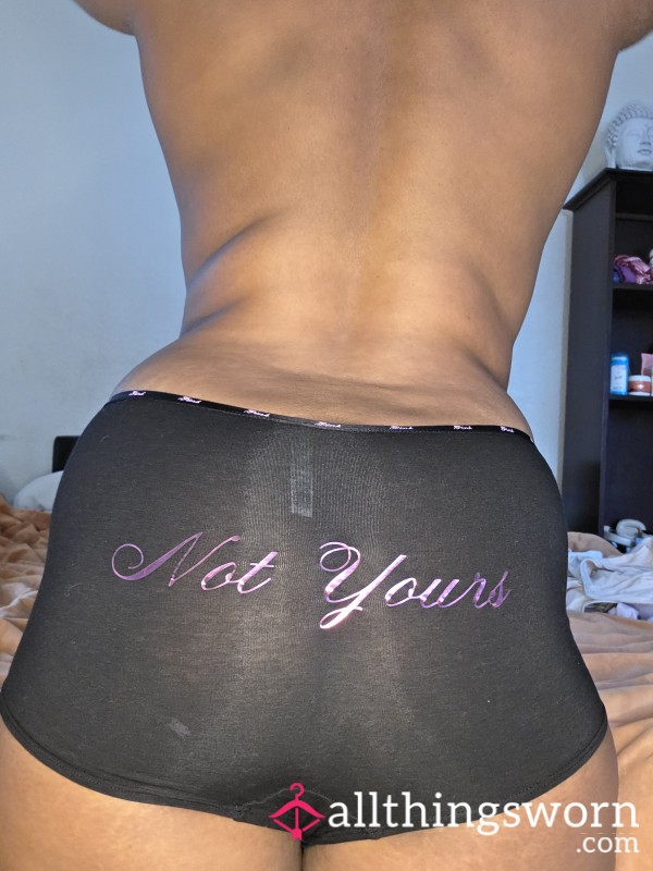 Black Boyshort Undies