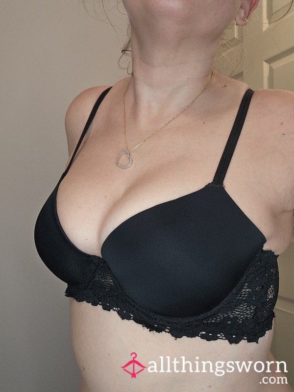 S**y Black Laced Bra 34C