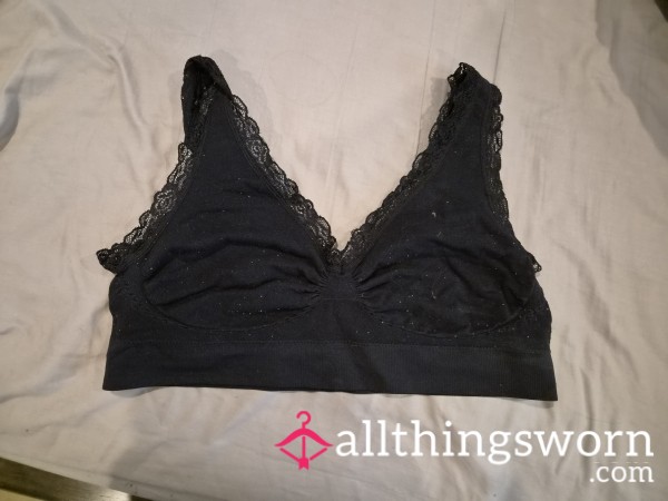 Black Bra Crop Top