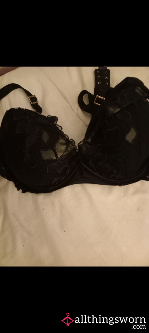 Black Bra Worn For Over 24 Hours And To The Gym
