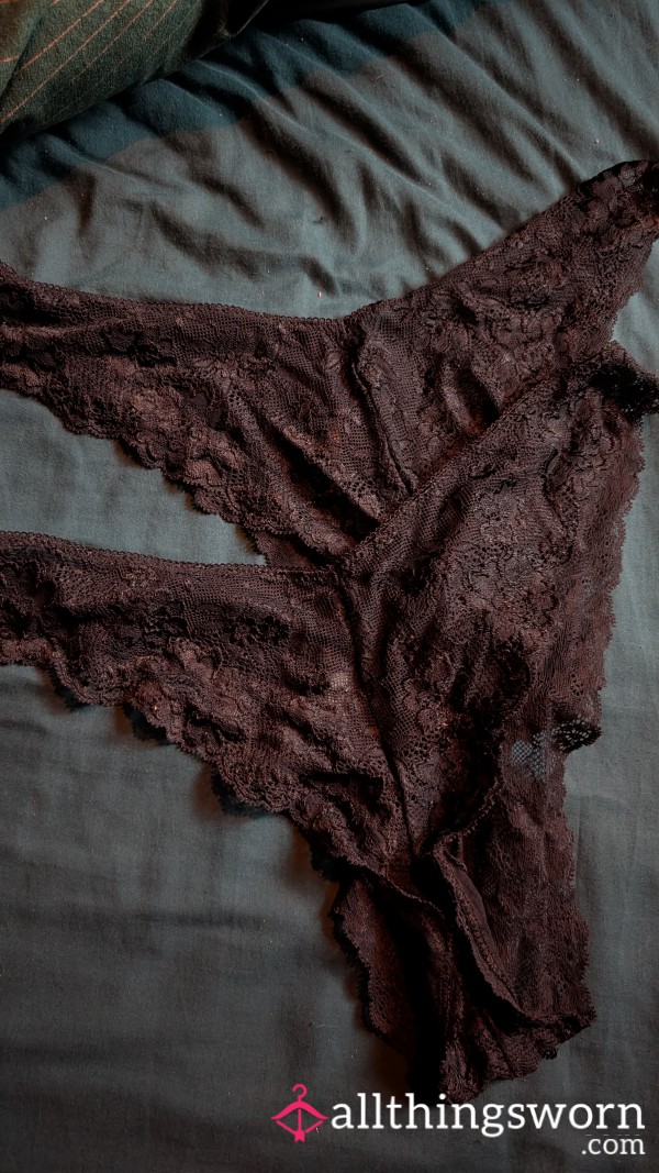 Black Brazilian Lace Panties