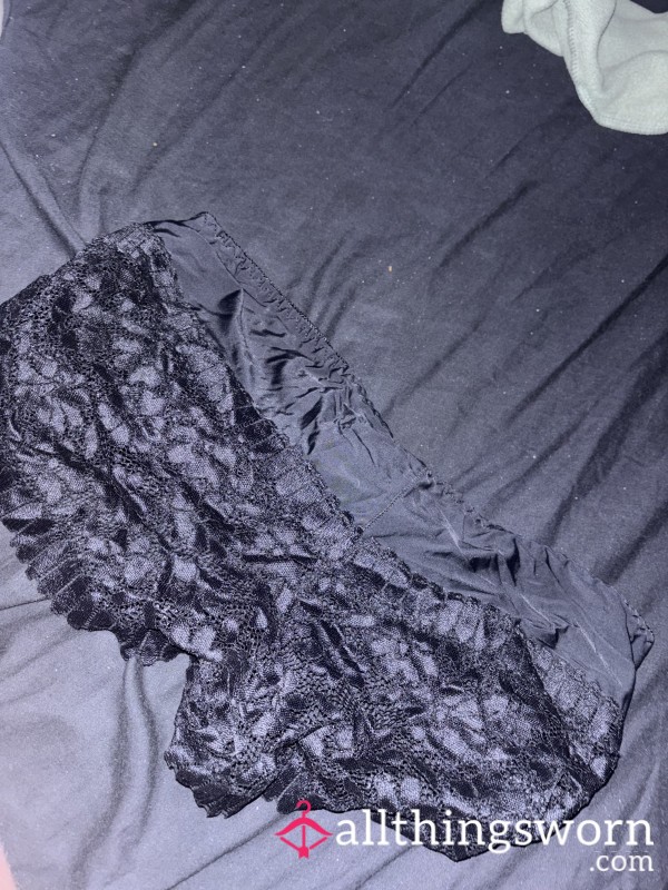 Black Brazilian Lacey Panties