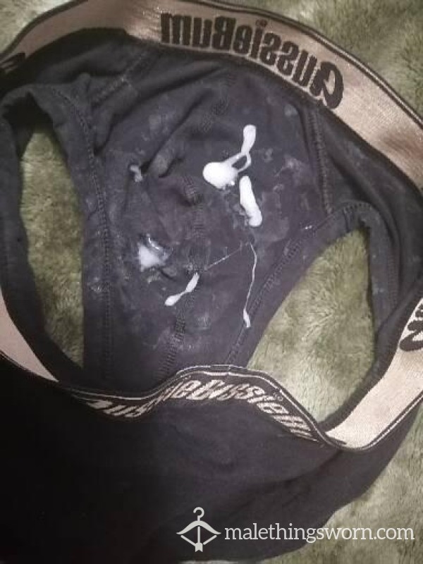 Black Briefs C*m Rag.
