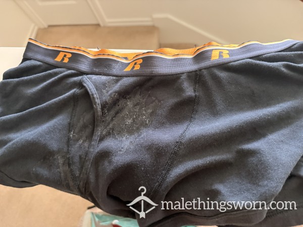 Black Briefs From This Morning Hardcore Workout With Ma**ive Load Blown In Them For You. C*mSHOT VIDEOCOMES FREE IF PURCHASED WITHIN THE NEXT 2 Hours.