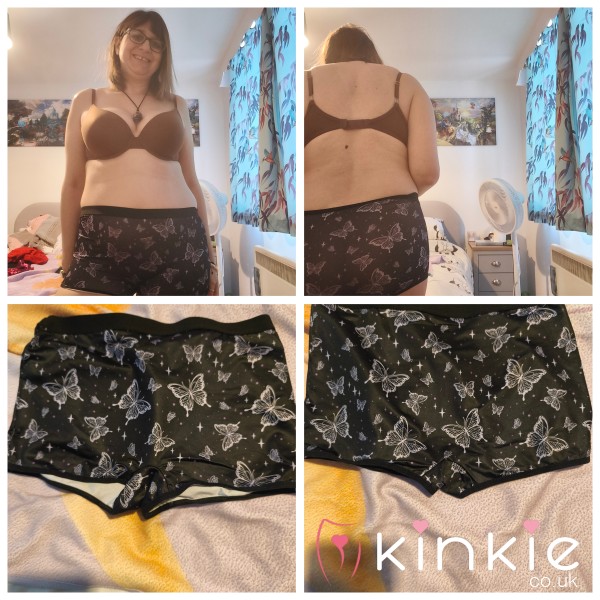 Black Bu*terfly Boxer Shorts
