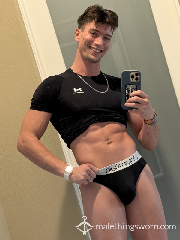 Black Calvin Briefs- Worked Out In 1 To 2 Times