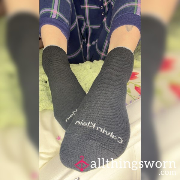 Black Calvin Klein Ankle Socks