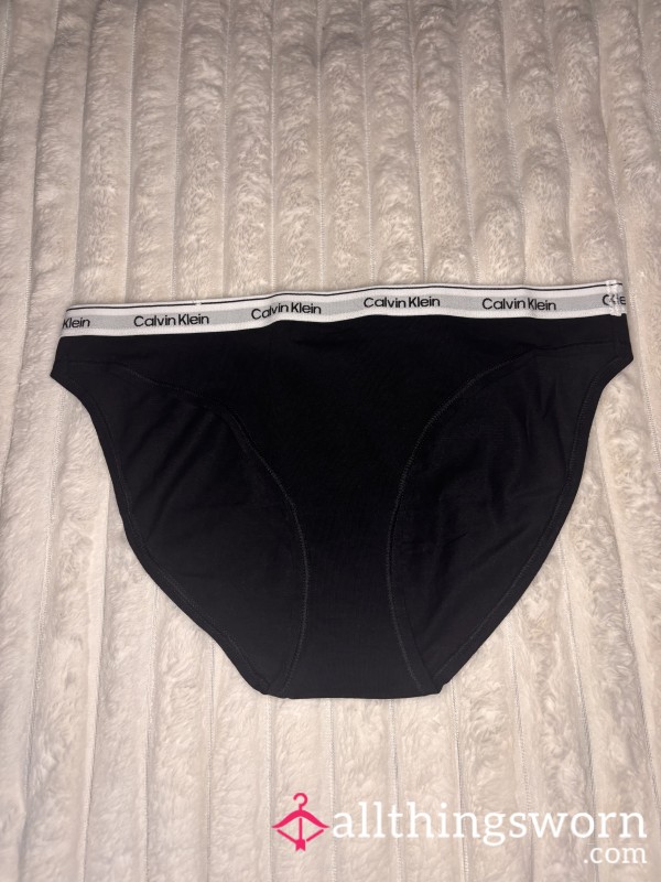 Black Calvin Klein Bikini Panties