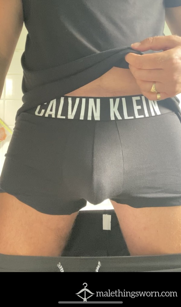 Black Calvin Klein Boxers L
