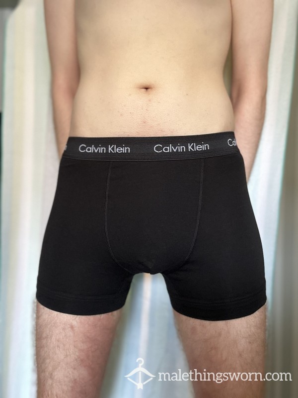 [SALE] Black Calvin Klein Boxers (Small)