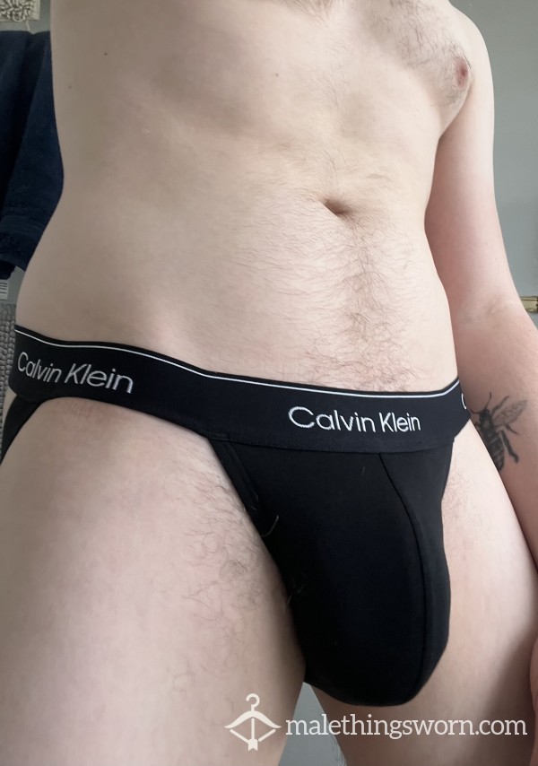 Black Calvin Klein Jockstrap