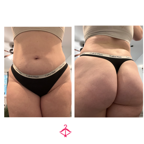 Black Calvin Klein Thong