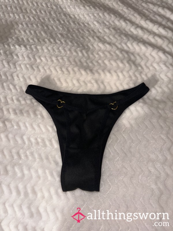 Black Cheeky Panties