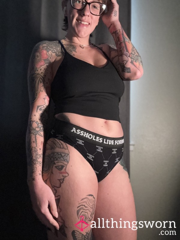 Black Cheeky Panties