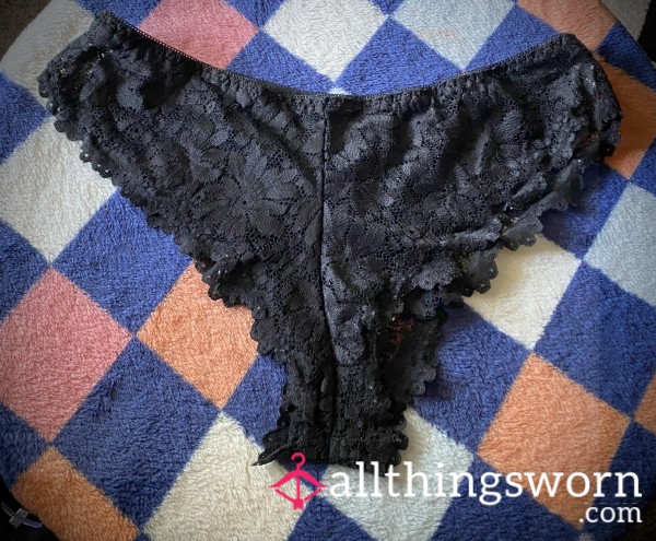 Black Cheeky Panties