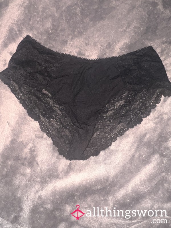 Black Cheeky Panties