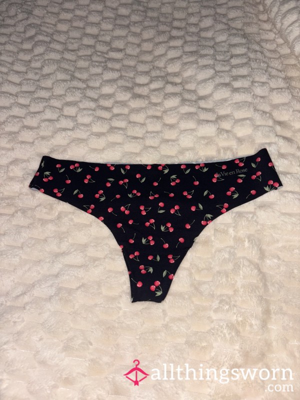 Black Cherry Thong