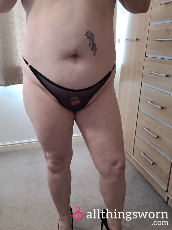 Black Cherry Thongs