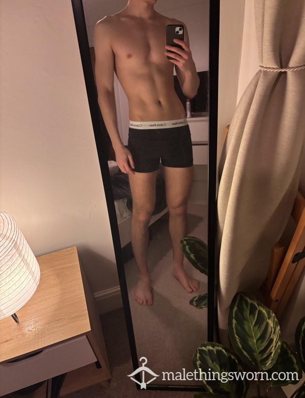 Black CK Boxers Custom