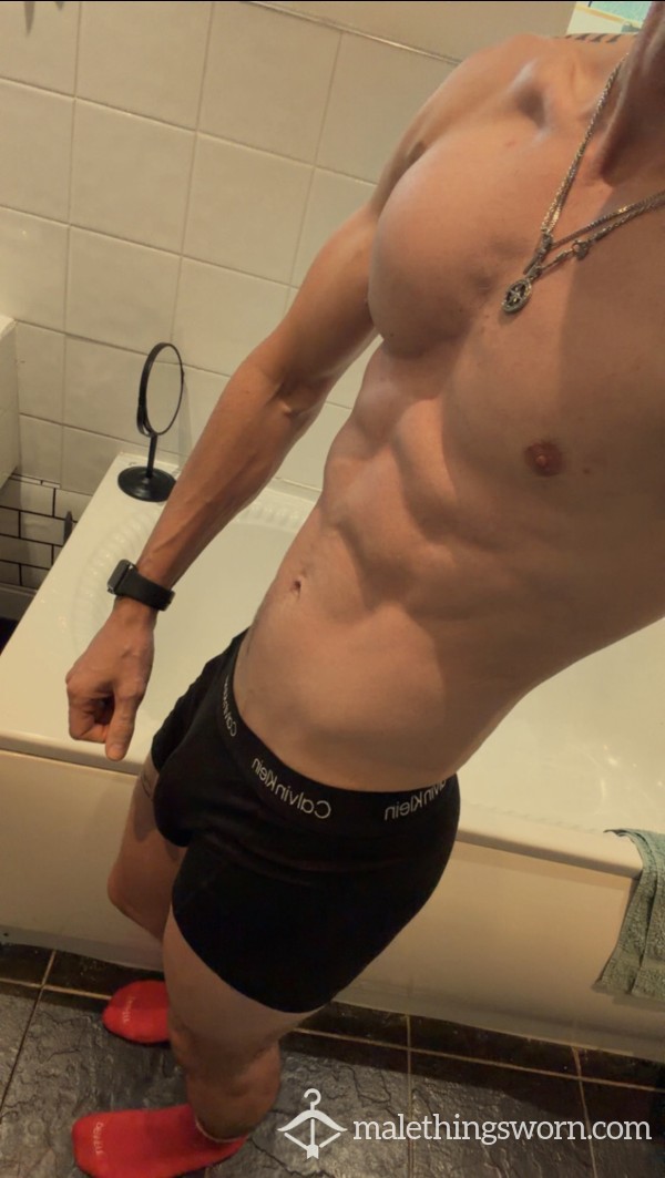 Black CK Boxers - M