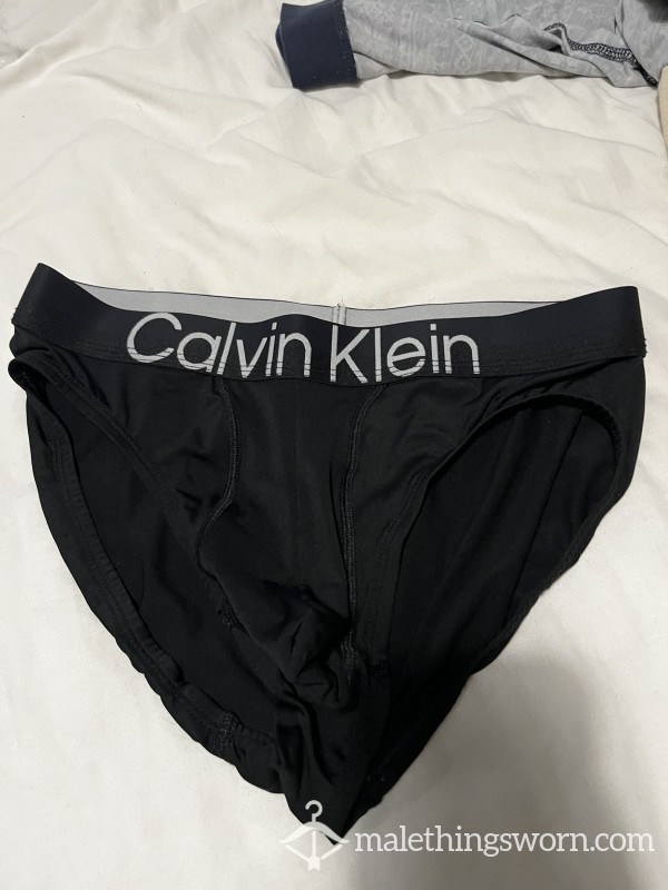 Black CK Briefs - S- Very Tight For Balls