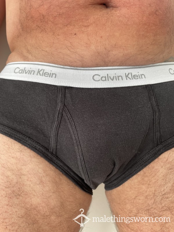 Black CK Briefs C*m Rag. With 8 Loads So Far