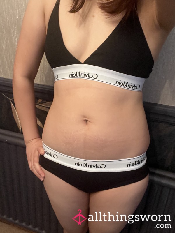 Black CK Underwear Set