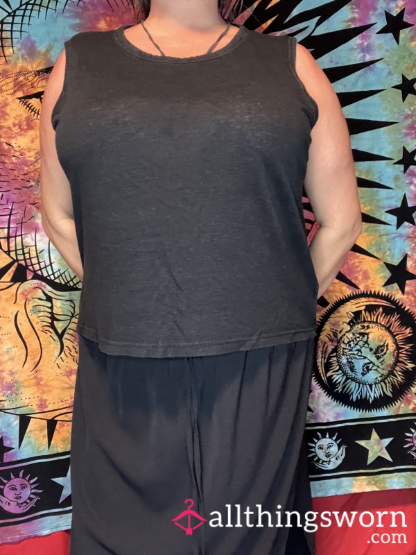 Black Cla**y Tank Top
