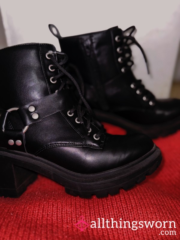 Black Combat Boots