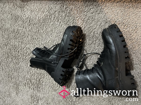 Black Combat Boots