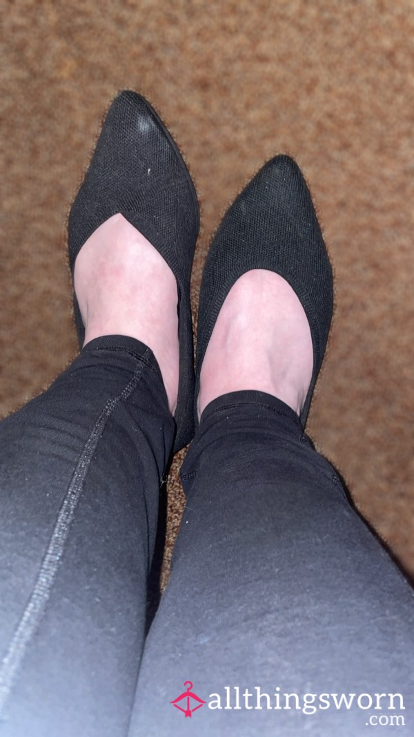 Black Comfy Flats