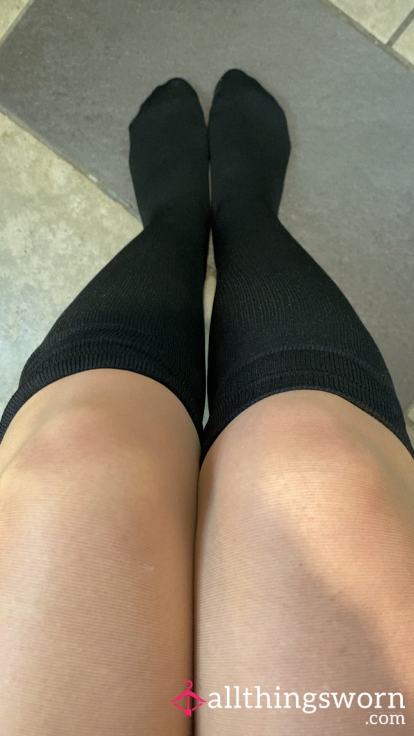 Stinky Black Compression Socks