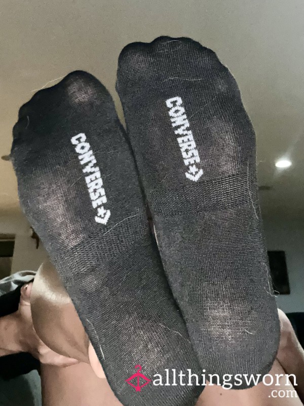 Black Converse No Shows