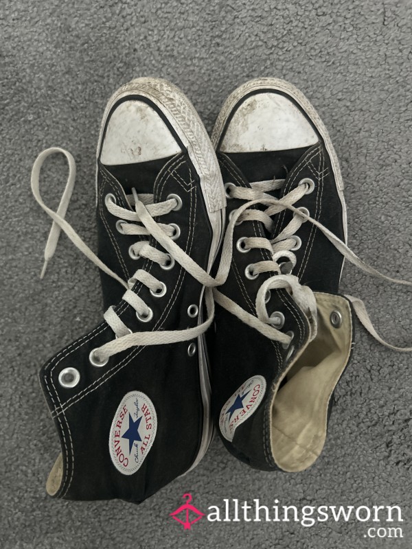 Black Converse UK 7