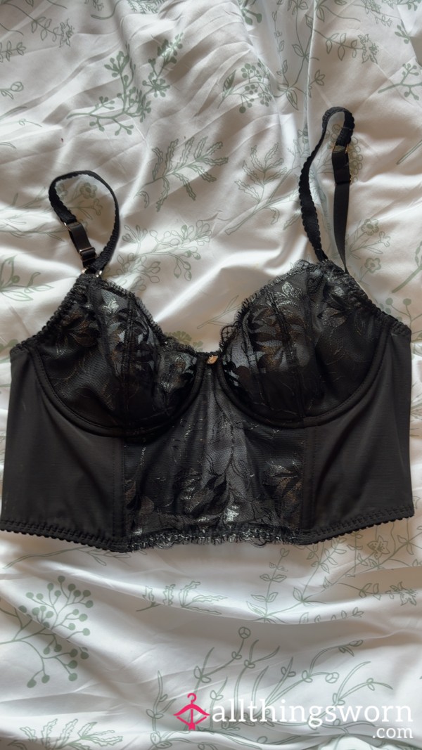 Black Corset Bra