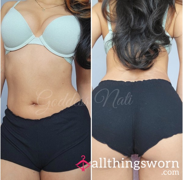 Black Cotton Boyshort