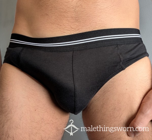 Black Cotton Briefs