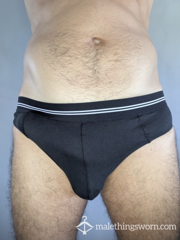 Black Cotton Briefs