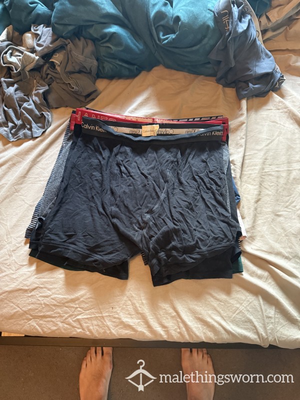 Black Cotton Calvin Kleins