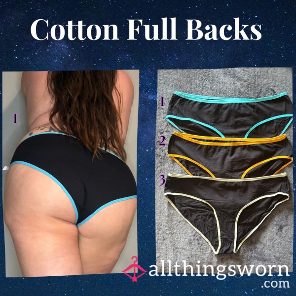 Black Cotton Full Backs