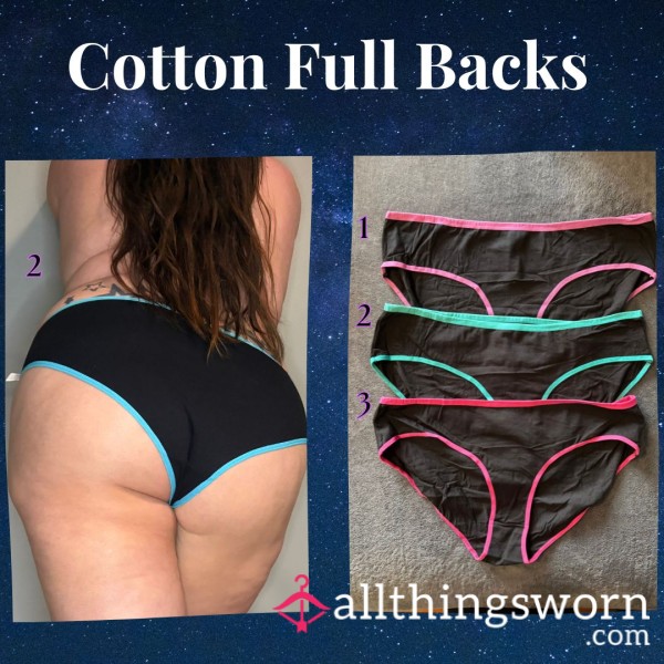 Black Cotton Full Backs