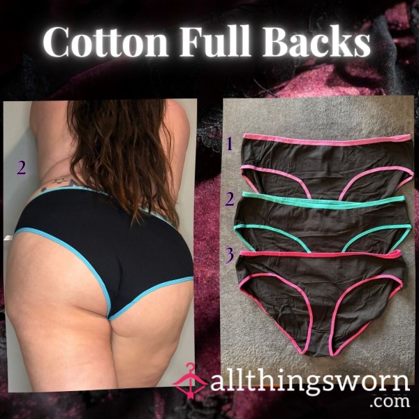 Black Cotton Full Backs