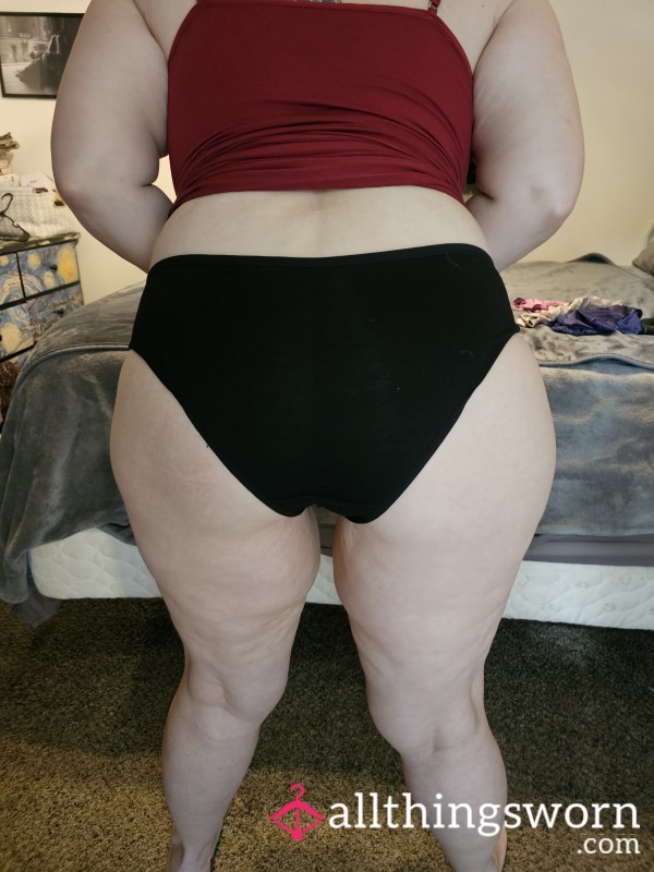Black Cotton Low Rise Panty 🖤