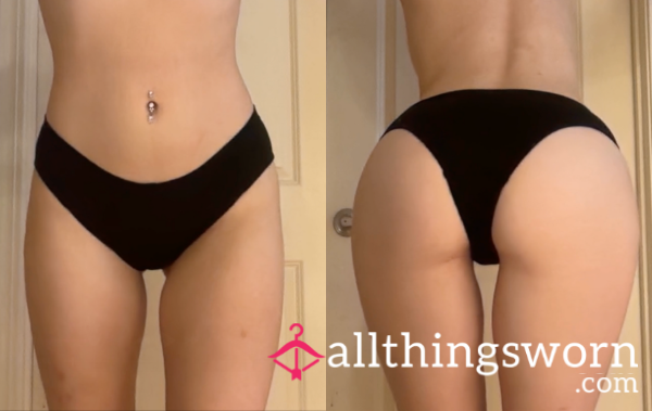 Cheesy Cotton Black Panties