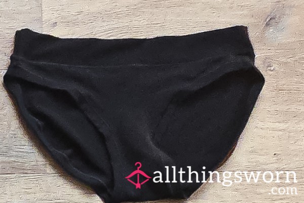 Black Cotton Panties