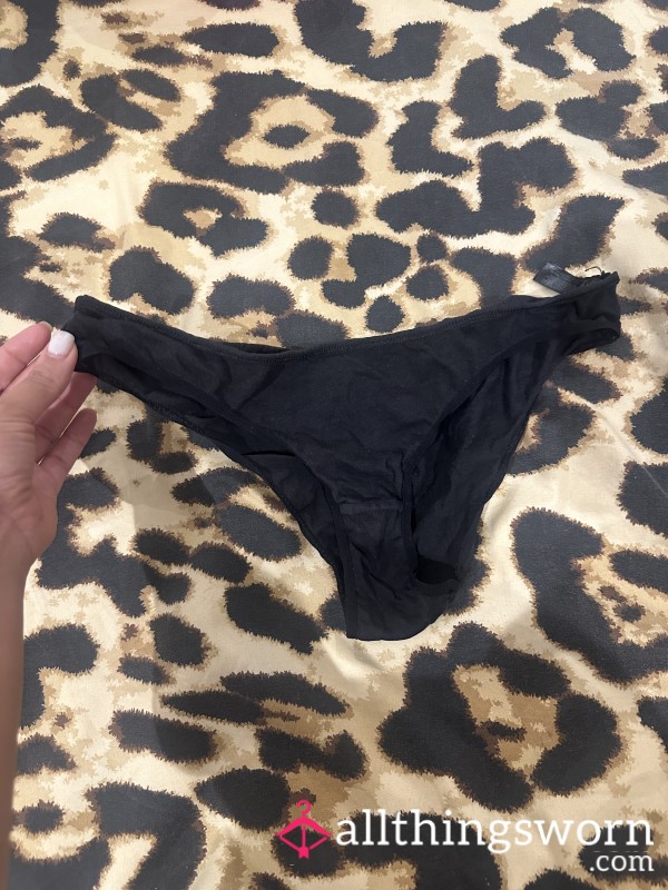 Black Cotton Panties