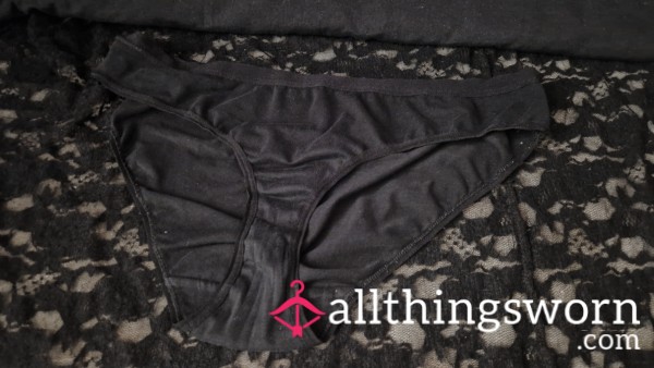 Black Cotton Panties
