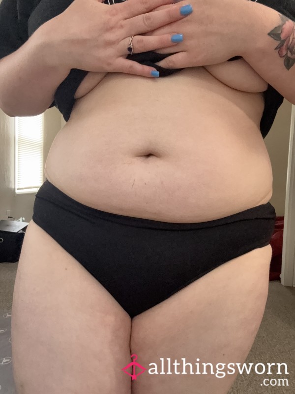 Black Cotton Panties