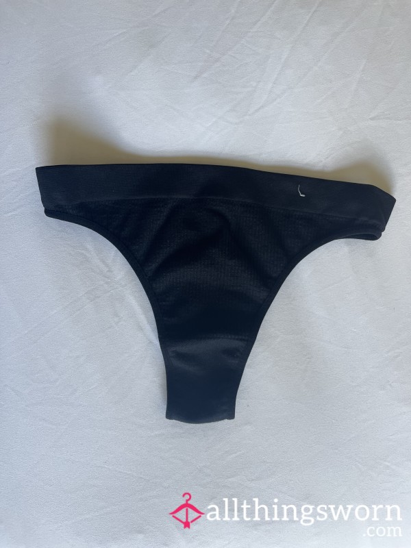 Black Cotton Panties,