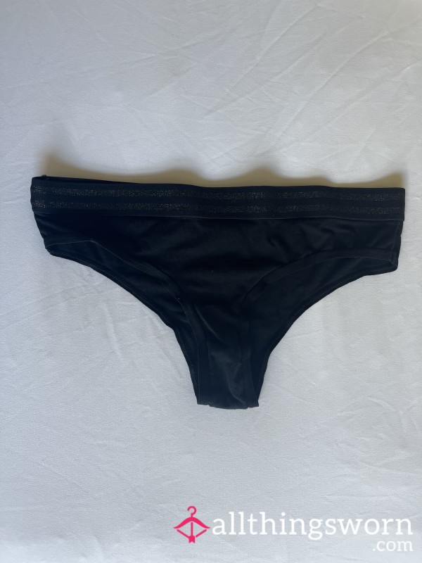 Black Cotton Panties